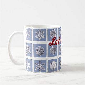 それ割り当てられる雪が降るため! コーヒーマグカップ