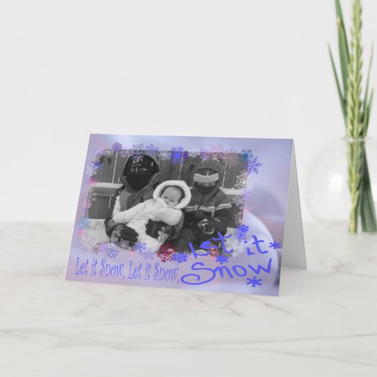 それ割り当てられる雪が降るため!! シーズンカード (正面)