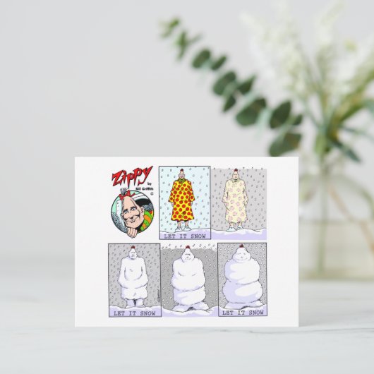 それ割り当てられる雪が降るため シーズンポストカード (スタンド正面)