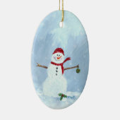 それ割り当てられる雪が降るため セラミックオーナメント (右)