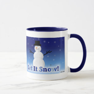 それ割り当てられる雪が降るため! マグカップ