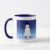 それ割り当てられる雪が降るため! マグカップ (左)