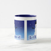 それ割り当てられる雪が降るため! マグカップ (中央)