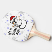 それ割り当てられる雪が降るため、人を配置するため 卓球ラケット (横)