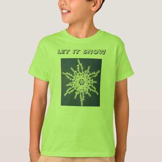 それ割り当てられる雪が降るため Tシャツ (正面)