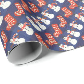 それ包むこと割り当てられるギフト雪が降るため ラッピングペーパー (ロールコーナー)