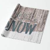 それ包装紙割り当てられるクリスマスの休日の雪が降るため ラッピングペーパー (アンロールド)