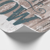 それ包装紙割り当てられるクリスマスの休日の雪が降るため ラッピングペーパー (角)