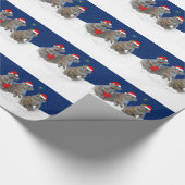 それ包装紙割り当てられるクリスマスの雪が降るため ラッピングペーパー (角)