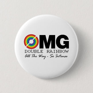 それ意味する何が新しい二重虹のTシャツのomgか。 缶バッジ
