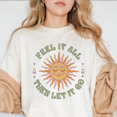 それ感じは、すべてのレトロBoho Sun行かせなさい トライブレンドＴシャツ