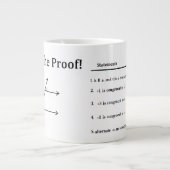 それ故に証拠 ジャンボコーヒーマグカップ (正面)