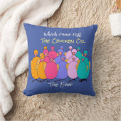 それ来が先に鶏か卵の青だった クッション (ブランケット)