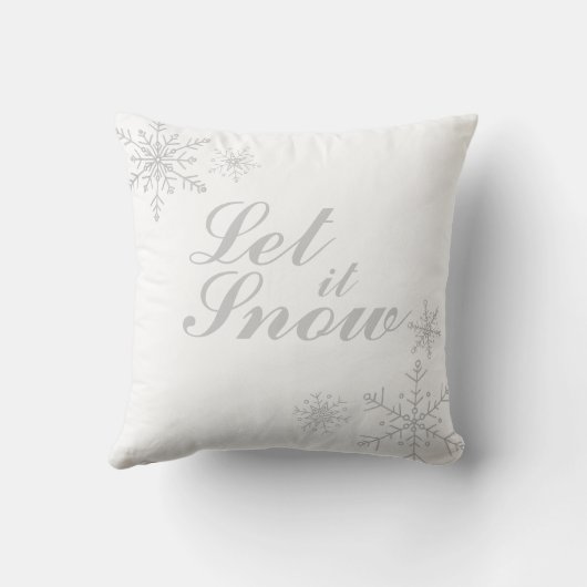 それ枕割り当てられる雪が降るため クッション (裏面)