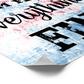 それ素晴らしは、私は素晴らし、すべて素晴らし ポスター (角)