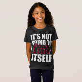 それ自体はクリスマスをおもしろい更新しない Tシャツ (正面フル)