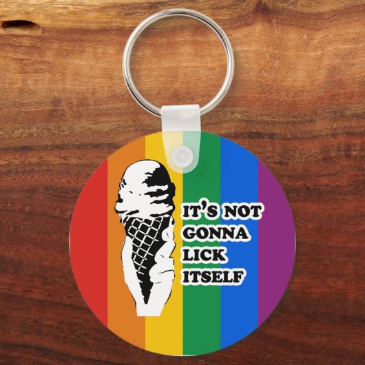 それ自体を舐めるつもりはない キーホルダー (正面)