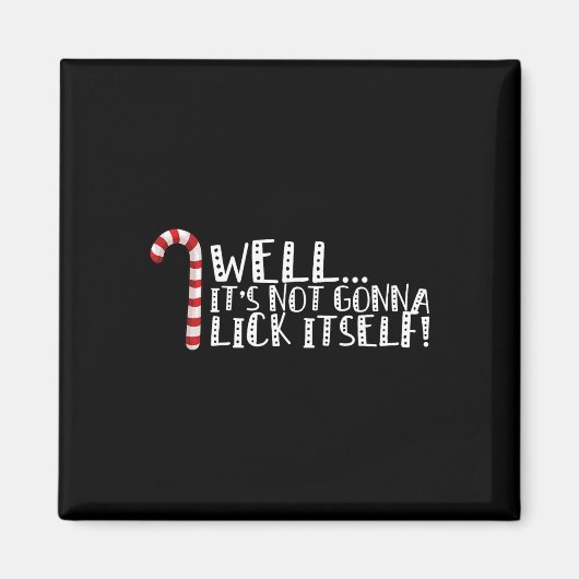 それ自体を舐めるつもりはない – クリスマスいけな マグネット (正面)