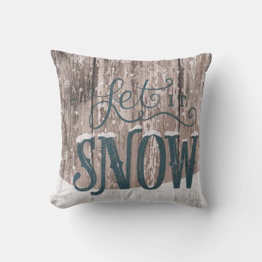 それ装飾用クッション割り当てられるクリスマスの休日の冬の雪が降るため クッション (正面)