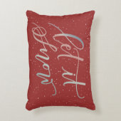 それ装飾用クッション割り当てられる雪が降るため アクセントクッション (正面(垂直))