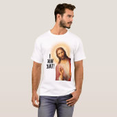 それ見たね、イエスも見てた - おもしろイエス・ミーム Tシャツ (正面フル)