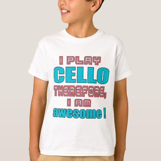 それ遊でチェロだ素晴らし! Tシャツ (正面)