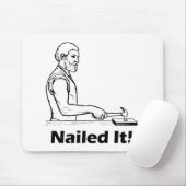 それ釘付けされる! ハンマー用具のおもしろいなユーモアのしゃれ マウスパッド (マウス)