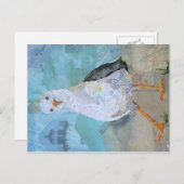 それ、食べるつもり？ - アマガサの切り紙アート ポストカード (正面/裏面)