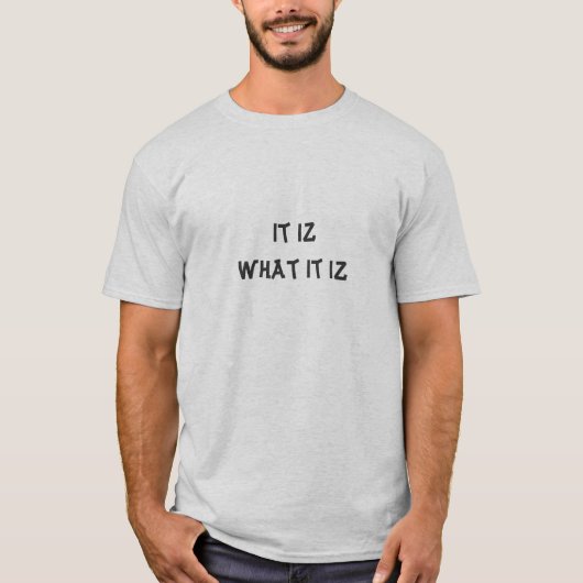 それIz何それIz Tシャツ (正面)