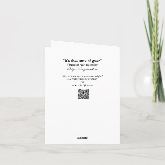 そろそろ年の頃だユーモアのある カード (裏面)