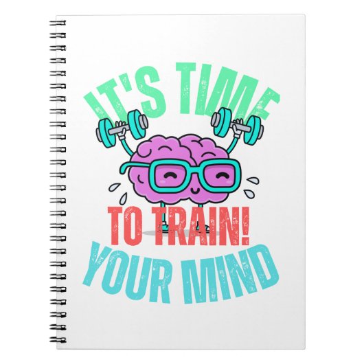そろそろ心を鍛える時間だ ノートブック (正面)