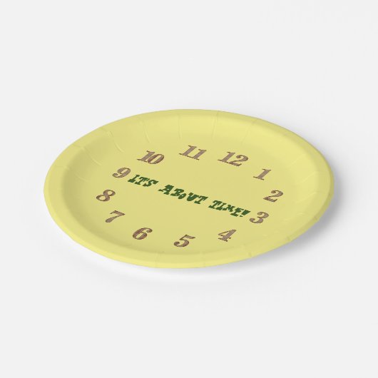 そろそろ時間だ！ ペーパープレート (アングル)