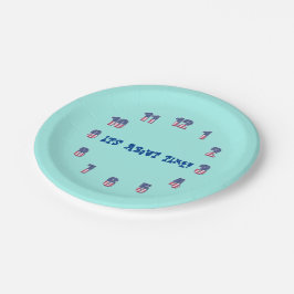 そろそろ時間だ！紙プレート ペーパープレート