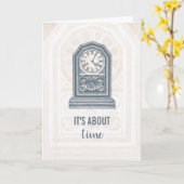 そろそろ時間のヴィンテージ卒業だ カード (黄色い花)