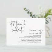 そろそろ祝の結婚パーティー 招待状 (スタンド正面)