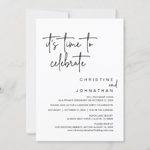 そろそろ祝の結婚パーティー 招待状