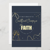 そろそろ紙吹雪誕生日カードを切り抜く時間だ 招待状 (正面/裏面)