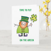 そろそろ緑のカードを貼る時間だ カード (黄色い花)