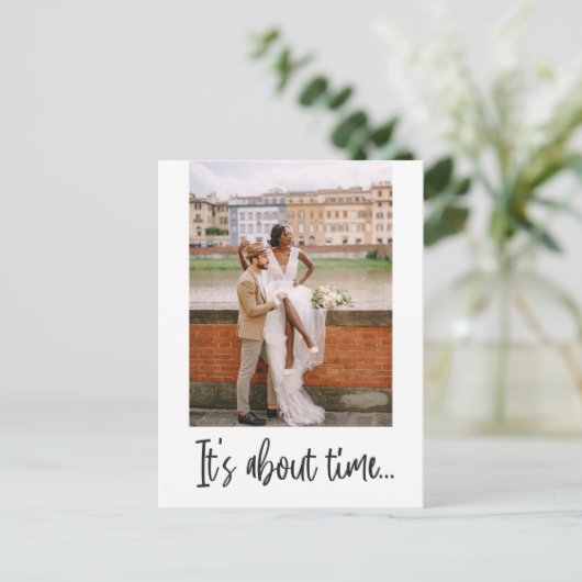 そろそろ駆け落ち写真発表 案内ポストカード (スタンド正面)