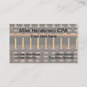 そろばんの会計士のテーマ 名刺 (裏面)