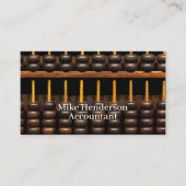 そろばんの会計士のテーマ 名刺 (正面)