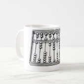 そろばん コーヒーマグカップ (正面左)