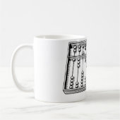 そろばん コーヒーマグカップ (左)