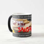 そんなことどうでもいいや - 馬鹿なドイツ語翻訳 モーフィングマグカップ (正面左)