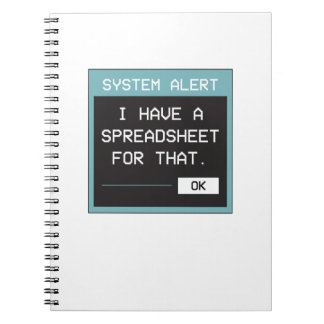 「そんなときはスプレッドシートで解決」オフィスのユーモア ノートブック