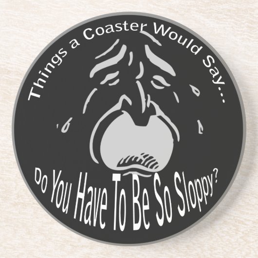 そんなにずぼらな暗いコースターにならなきゃいけないの？ コースター (正面)