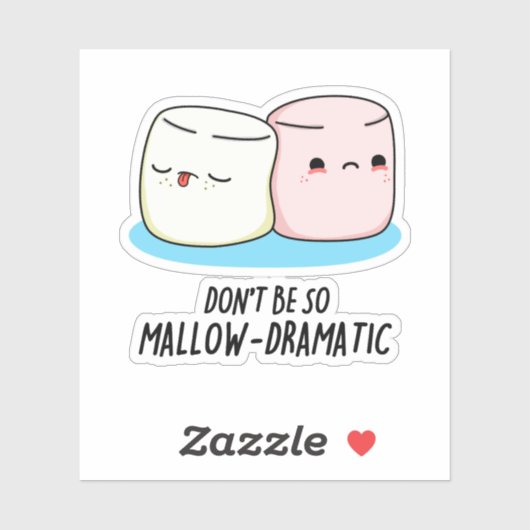 そんなにドラマチックなマシュマロおもしろいープンを許さない シール (シート)