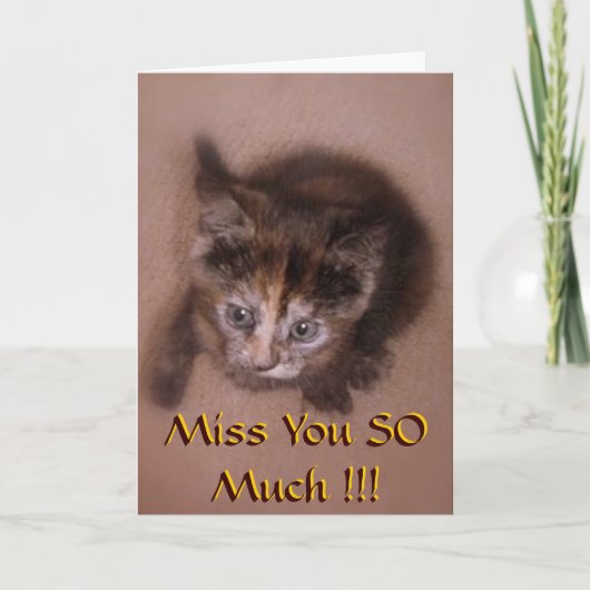 !そんなに恋しく思って下さい!! カード (正面)