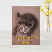 !そんなに恋しく思って下さい!! カード (黄色い花)