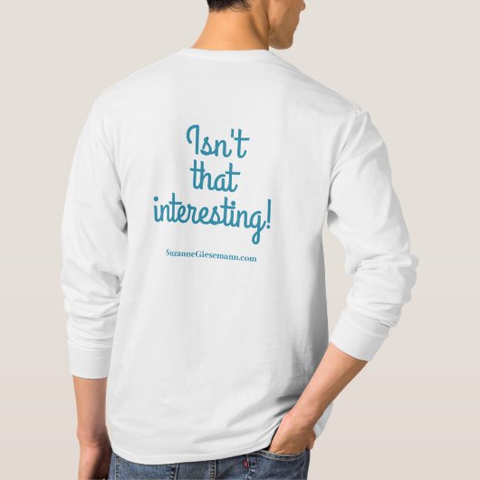 そんなに面白いシャツと女男性へ性じゃない Tシャツ (裏面)